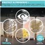 triplast 100 mm x 150 m Mini Film étirable pour palette – Transparent (Lot de 20)