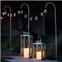 Lights4fun Guirlande Lumineuse Guinguette 20 Boules LED Blanc Chaud à Piles pour Intérieur