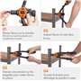 VonHaus Pince à Rivet - 7 Mandrins M3 M4 M5 M6 M8 M10 M12 et 150 Écrous à Rivets Assortis – Set de Filetage avec Mallette de Tra