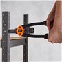 VonHaus Pince à Rivet - 7 Mandrins M3 M4 M5 M6 M8 M10 M12 et 150 Écrous à Rivets Assortis – Set de Filetage avec Mallette de Tra