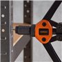 VonHaus Pince à Rivet - 7 Mandrins M3 M4 M5 M6 M8 M10 M12 et 150 Écrous à Rivets Assortis – Set de Filetage avec Mallette de Tra