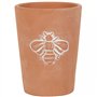 Something Different Charmant Pot de Fleurs en Terre Cuite avec Motif Abeille 11 cm x 8