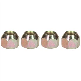 4PK 3/8" UNF écrous de roue conique pour suspension remorque remorques moyeux