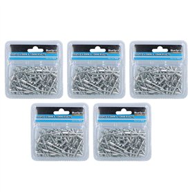 500 Aluminium métriques Pop Rivets aveugles Pot de fixation fixation 4.8x10mm