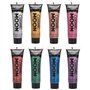 Cosmic Moon - Peinture de maquillage métallique pour le visage et le corps - 12ml - Créez des motifs de maquillage métallique fa