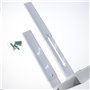 Support de four à Micro-ondes Support Mural en Acier Inoxydable Supports D'étagère Pliables Réglables pour Accessoires de Cuisin