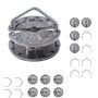 KATSU Tendeur de Fil de Clôture Électrique 10X Pack Passoires de Clôture Électriques en Alliage d'Aluminium Extracteur de Ligne