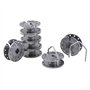 KATSU Tendeur de Fil de Clôture Électrique 10X Pack Passoires de Clôture Électriques en Alliage d'Aluminium Extracteur de Ligne 