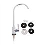 TOPWAY Robinet d'Eau Potable Robinet d'Evier de Cuisine en Acier Inoxydable Levier Unique Pivotant à 360° pour Tous les Systèmes