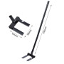 TOPWAY Pallet Buster Deck Wrecker Outil 45 Pouces Robuste Barre de Démolition pour Casser les Palettes en Bois et le Démontage d