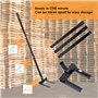 TOPWAY Pallet Buster Deck Wrecker Outil 45 Pouces Robuste Barre de Démolition pour Casser les Palettes en Bois et le Démontage d