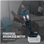 KATSU FIT-BAT 21V Brushless Meuleuse Droite sans Fil, avec Moteur sans Balais, Mandrin de 6mm, 4 Vitesses Variables et Interrupt