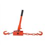 KATSU Tools Treuil à Câble à Cliquet Renforcé 1T, Câble Acier 1.5m x 8mm, 2 Crochets Acier, pour Remorque, Camion et Secours de 