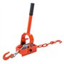 KATSU Tools Treuil à Câble à Cliquet Renforcé 1T, Câble Acier 1.5m x 8mm, 2 Crochets Acier, pour Remorque, Camion et Secours de 