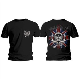 T-Shirt # S Black Unisex # British Warpig & Logo [Import]