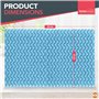 SOL Lot de 100 chiffons tout usage | 4 x 25 torchons de cuisine jetables | Lingettes de nettoyage pour la maison | Serviettes de