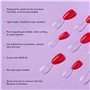Mylee Capsules Fix & Flash Soft Gel Tips - Capsule Americaine de Gel Souple, Couverture Complète, Extensions d'Ongles, Flexibles