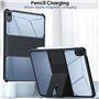 TECHGEAR Coque rigide pour Apple iPad Air 11" 2025/2024, Air 11" (iPad Air 2020 4{^>e<^} / 2022 5e génération) - Coque hybride f