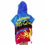 Disney Serviette Poncho Garçon Cars Rouge Taille Unique