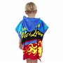 Disney Serviette Poncho Garçon Cars Rouge Taille Unique