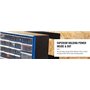 Velcro Bande Velcro autocollante ultra résistante PS51/PS52 de 5,1 cm de large (blanc, 5,1 cm – 5,5 m)