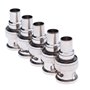 BNC CCTV Connecteurs de prise à sertir avec broche centrale en laiton pour installation de câble coaxial RG59, kit de prise mâle