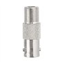 Adaptateur femelle de type F vers femelle BNC Connecteur de câble coaxial RF Coupleur, BNC à F Type de satellite à visser Femell