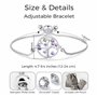 Philip Jones Ensemble Arbre de Vie Chakra Plaqué Argent Créé avec des Cristaux Zircondia®