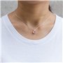 Philip Jones Ensemble collier et boucles d'oreilles avec pierre de naissance d'octobre (tourmaline) créés avec des cristaux Zirc
