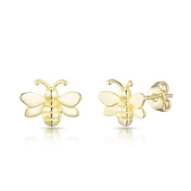 Boucles d'oreilles bourdon plaqué or