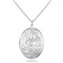 Philip Jones Médaillon Ovale plaqué Argent