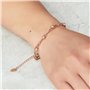 Philip Jones Bracelet Boule Plaqué Or Rose