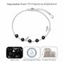 Philip Jones Bracelet en Pierres précieuses d'onyx Noir