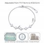 Philip Jones Bracelet en pierres précieuses d'opale blanche synthétique