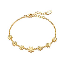 Philip Jones Bracelet Marguerite plaqué Or