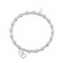 Philip Jones Bracelet élastique en perles avec maillons en forme de