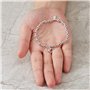 Philip Jones Bracelet élastique en perles avec maillons en forme de