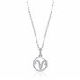 Philip Jones Collier signe du zodiaque Bélier avec cristaux Zircondia®, Cristal, Cristal Zircondia®