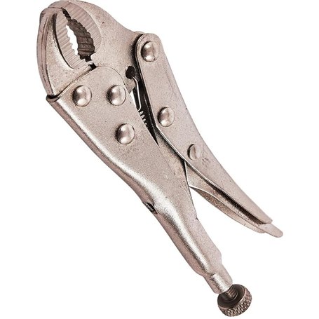 Pince verrouillable avec mâchoires dentelées réglables de type C - Pince autobloquante pour une meilleure prise en main - Outil