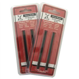 Lames de raboteuse en carbure d’outillage Xcalibur Compatible avec Black et Decker BD710 DN710 BD711 KW713 (1)
