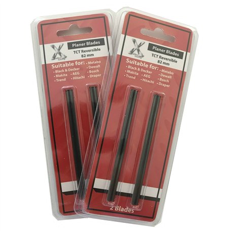 Lames de raboteuse en carbure d’outillage Xcalibur Compatible avec Black et Decker BD710 DN710 BD711 KW713 (1)