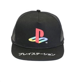 AIDA'S Casquette Playstation Edition Limitée – Design avec bord plat et dos transparent – réglable pour enfants et adultes