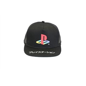 AIDA'S Casquette Playstation Edition Limitée – Design avec bord plat et dos transparent – réglable pour enfants et adultes