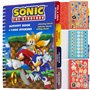SONIC THE HEDGEHOG Autocollants Livre Stickers Enfant et Coloriage 1000+ Autocollants et Gommettes pour Enfants Idée Cadeau