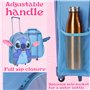 Disney Stitch Valise Enfant à roulettes Sac de Voyage Trolley Pliable Bagages Cabine Valise Cabine Souple pour Vacances Voyage É