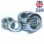 Lot de 10 rondelles à ressort DIN 127 en acier inoxydable A2 avec verrou fendu M2 M3 M4 M5 M6 M7 M8 M10 M12 M14 M16 M18 M20 M22