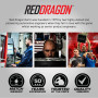 RED DRAGON Javelin Original Jeu de fléchettes en tungstène avec ailettes et tiges 18 g