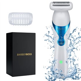 BarberBoss Rasoir électrique pour femme - Toilettage sans fil pour le corps