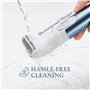 BarberBoss Rasoir électrique 3 en 1 pour femme sans douleur – Portable rechargeable pour le visage, les bras, les jambes, les ai