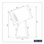 CIARRA CBPHO01 Mini Hotte Asipirante - Hotte Portable - Aspiration de 120m³/h - Mode Recyclage avec Filtre à Charbon - Multi-Fil